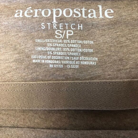 Aeropostale Camisole Brown Stretch JUNIOR SMALL - Picture 6 of 10
